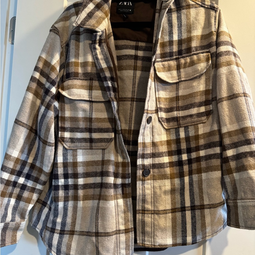 Zara Brown flannel